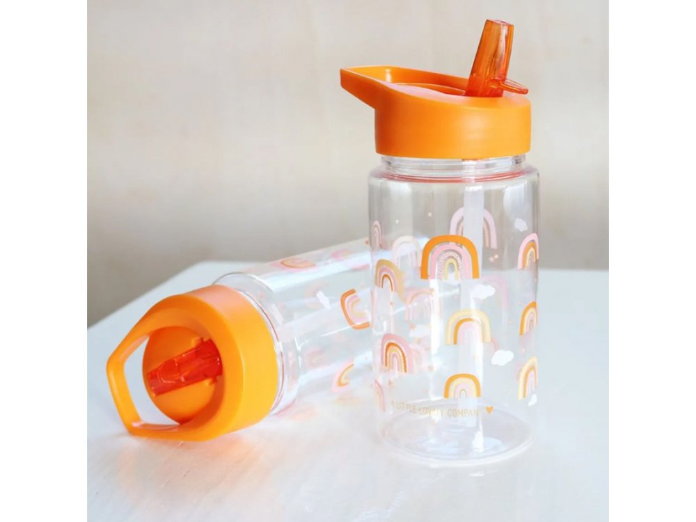 A Little Lovely, Drink Bottle Παγούρι, Rainbows, 450ml