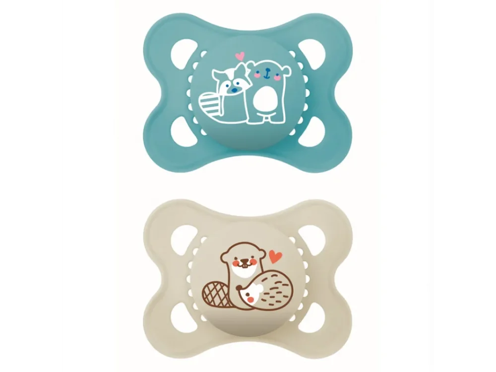 Mam Original, Ορθοδοντική Πιπίλα Σιλικόνης 2-6m, 2τεμ