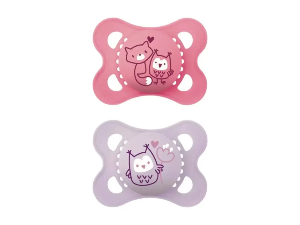 Mam Original, Ορθοδοντική Πιπίλα Σιλικόνης 2-6m, 2τεμ