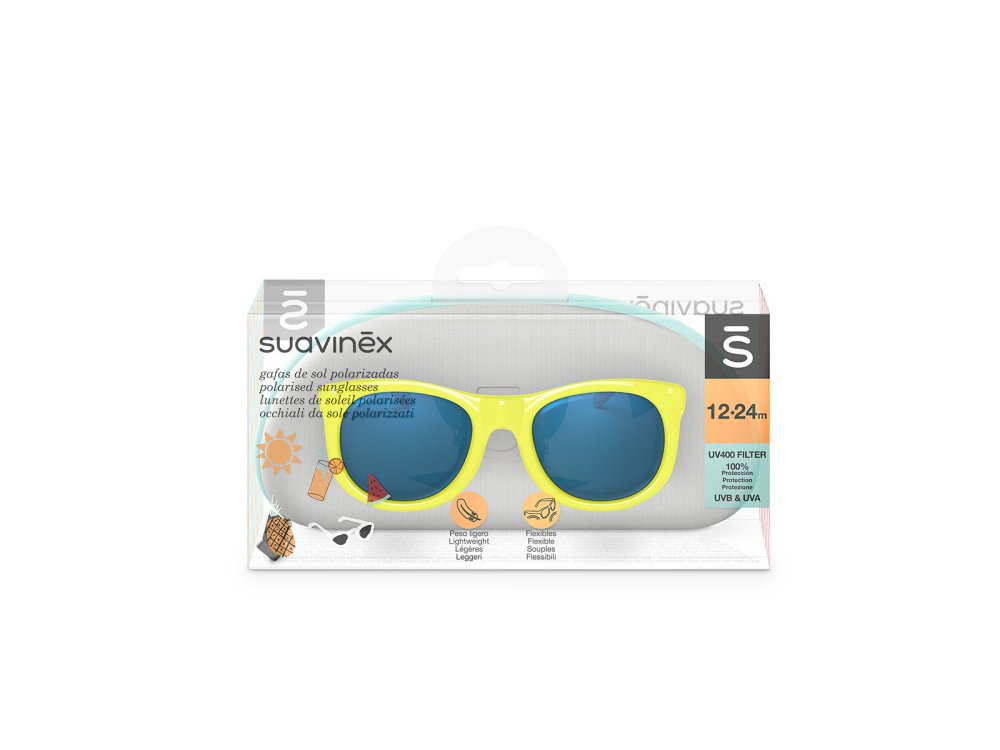 Suavinex Polarized Sunglasses, Γυαλιά ηλίου, Normal Yellow, 12-24m, 1τμχ