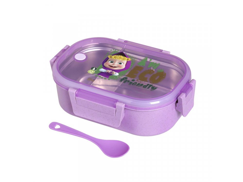 Ecolife Masha-Eco Friendly, Φαγητοδοχείο με Χώρισμα, 900ml