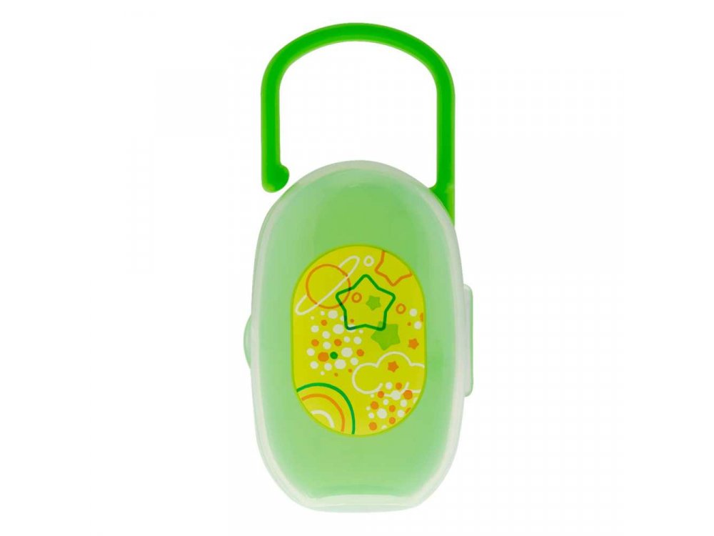 Chicco Soother Holder, Θήκη Πιπίλας, Πράσινη, 1τμχ