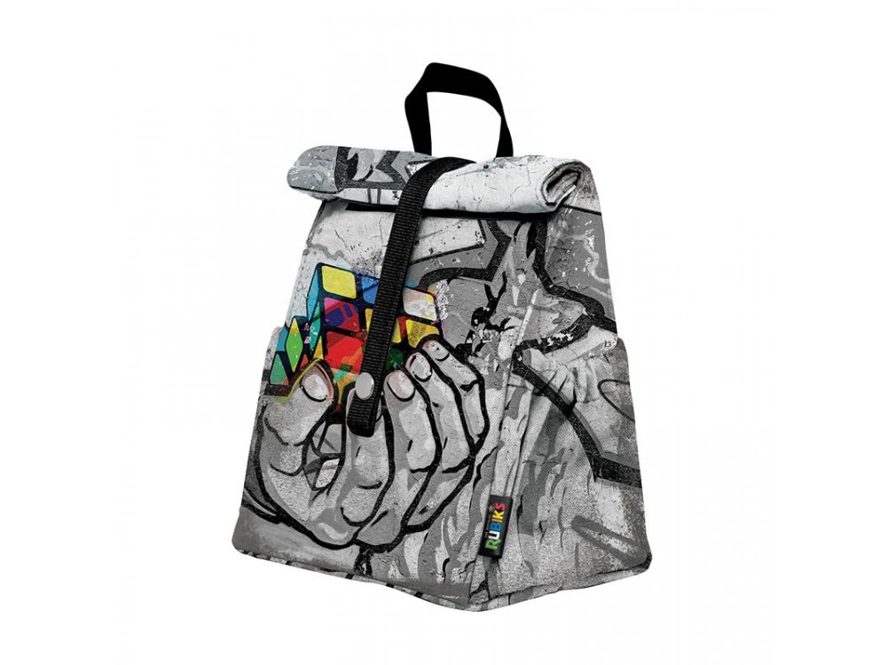 Graffiti Ισοθερμική Τσάντα Φαγητού Roll Top Hand Rubik's, 1τμχ