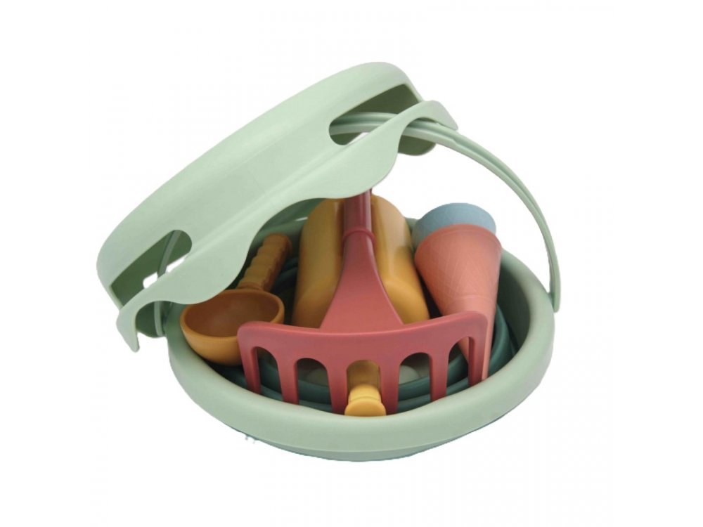 Munchkin 7 in 1 Sandtoys, Κουβαδάκι - Σε Χρώμα Πράσινο, 1τμχ