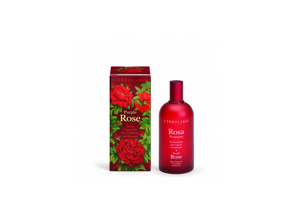 L’erbolario Rosa Purpurea, Αρωματικό Χώρου και Υφασμάτων Spray, 125ml