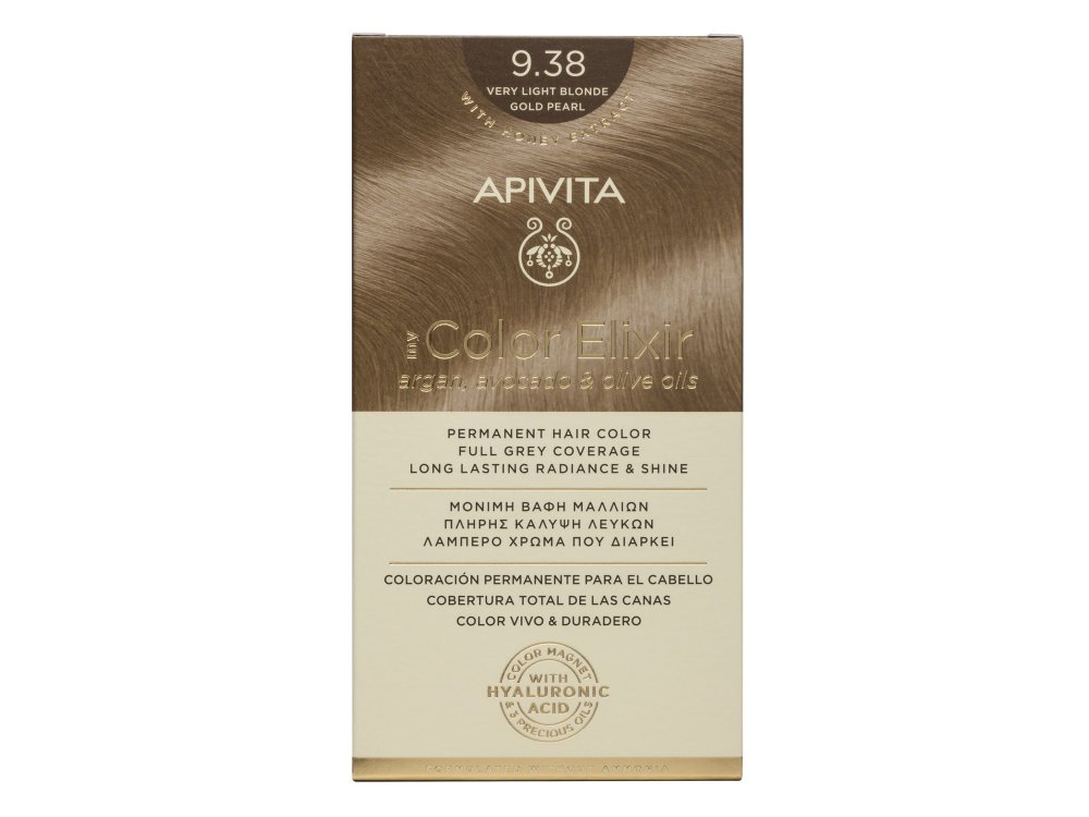 Apivita My Color Elixir N9.38 Ξανθό Πολύ Ανοιχτό Μελί Περλέ 50 & 75ml