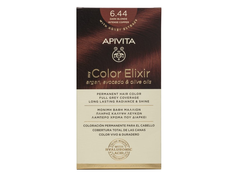 Apivita My Color Elixir N6.44 Ξανθό Σκούρο Έντονο Χάλκινο 50 & 75ml