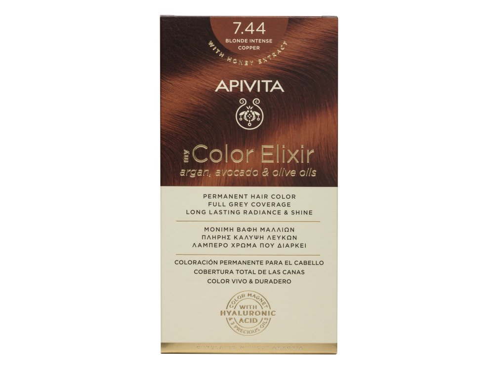 Apivita My Color Elixir N7.44 Ξανθό Έντονο Χάλκινο 50 & 75ml