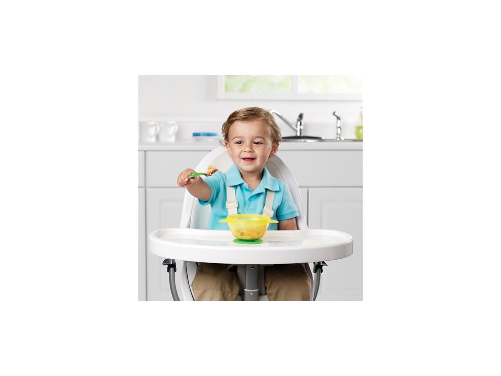 Munchkin Mεταλλικό Παιδικό Σετ Φαγητού Πηρούνι-Κουτάλι-Πράσινο 12m+, 2τμχ