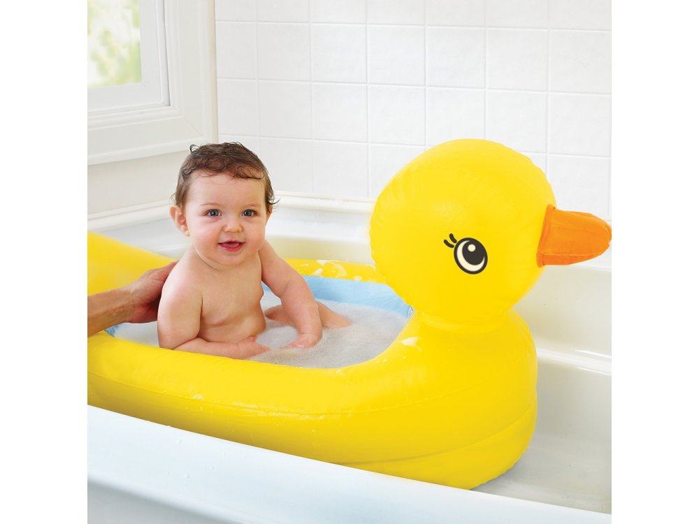 Munchkin Φουσκωτή Μπανιέρα Παπάκι Με Ένδειξη Θερμοκρασίας 6-24m