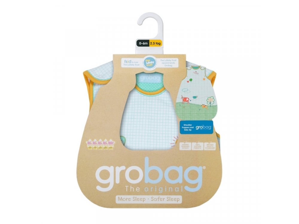 GroBag Trust Happy Hill, Υπνόσακος Χειμωνιάτικος 6-18m, 2.5 tog