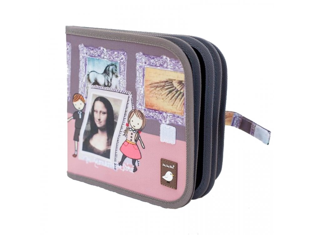 Jaq Jaq Bird Πίνακες Da Vinci - Βιβλίο Ζωγραφικής με Κιμωλίες