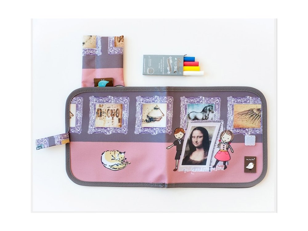 Jaq Jaq Bird Πίνακες Da Vinci - Βιβλίο Ζωγραφικής με Κιμωλίες