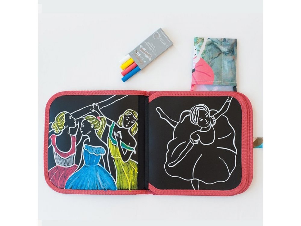 Jaq Jaq Bird Πίνακες Da Vinci - Βιβλίο Ζωγραφικής με Κιμωλίες