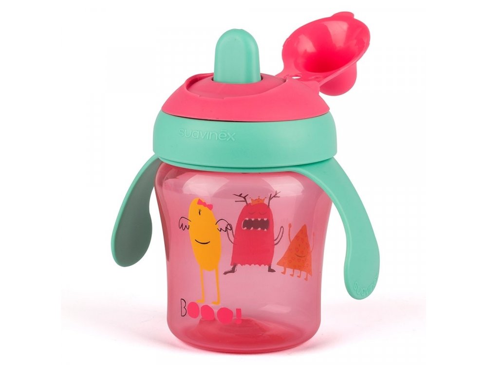 Suavinex Learning Cup Βοο! Εκπαιδευτικό Κύπελλο 200ml, 6m+