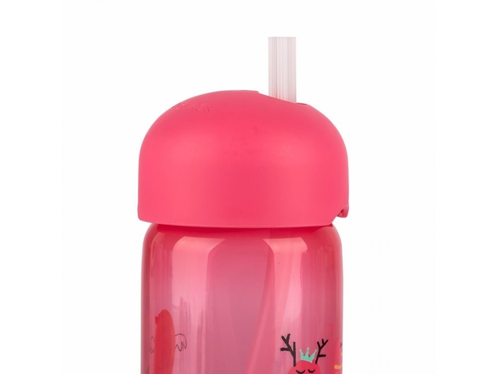 Suavinex Παγούρι με Καλαμάκι Σιλικόνης Pink Booo! Trainer Cup 340ml