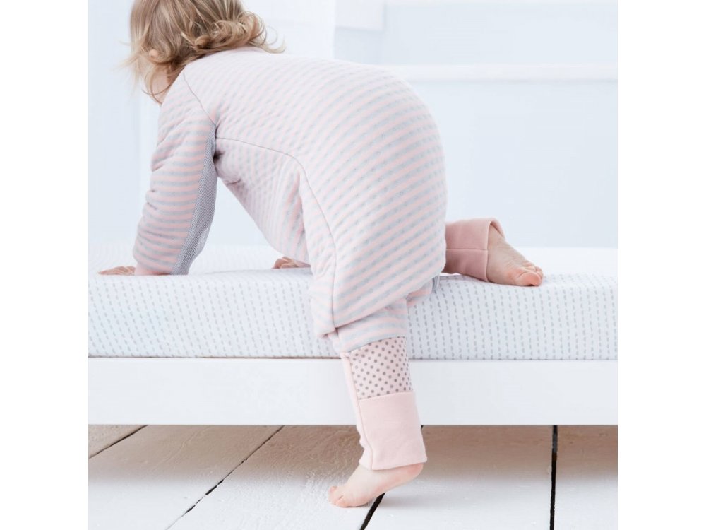 Grobag Romper Pink Stripes, Υπνόσακος Χειμωνιάτικος 12-24m, 2.5 tog