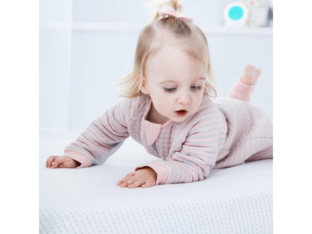 Grobag Romper Pink Stripes, Υπνόσακος Χειμωνιάτικος 12-24m, 2.5 tog