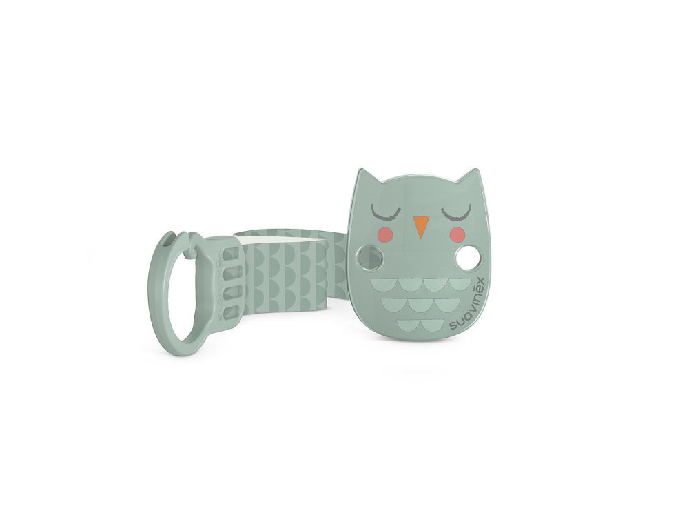 Suavinex Premium Bonhomia Green Σετ Δώρου για Μωρά 0-6m με Πιπίλα 0-6m & Κλιπ Πιπίλας & Θήκη & Πανάκι Ώμου Μουσελίνα Πράσινο, 4τμχ