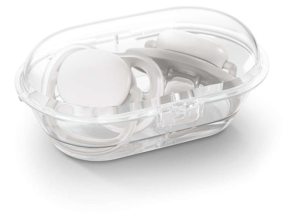 Philips Avent Ultra Air Ορθοδοντική Πιπίλα Σιλικόνης, 6-18m, Ροζ & Πορτοκαλί Χρώμα, SCF345/22, 2τμχ