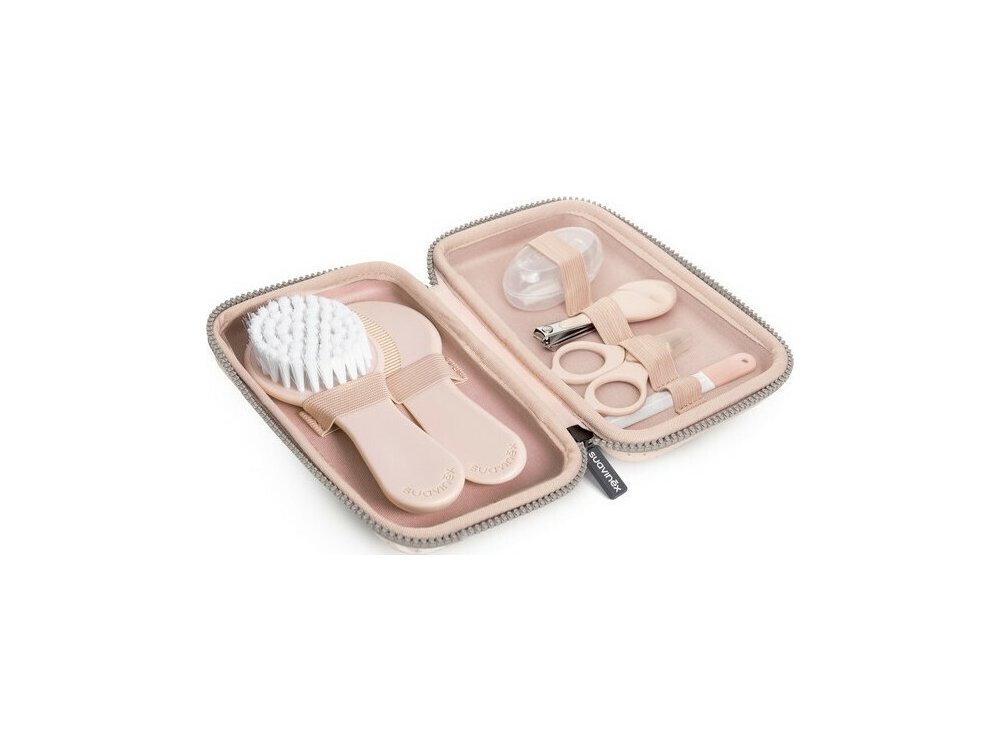 Suavinex Hygge Baby Care Set Σέτ Βρεφικής Περιποίησης, Χρώμα Ροζ με Kουνελάκια