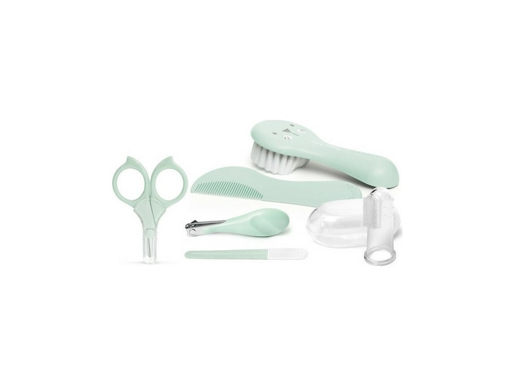 Suavinex Hygge Baby Care Set Σέτ Βρεφικής Περιποίησης , Χρώμα Πρασινο με Κουνελάκια