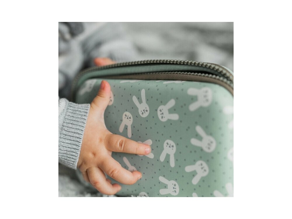 Suavinex Hygge Baby Care Set Σέτ Βρεφικής Περιποίησης , Χρώμα Πρασινο με Κουνελάκια