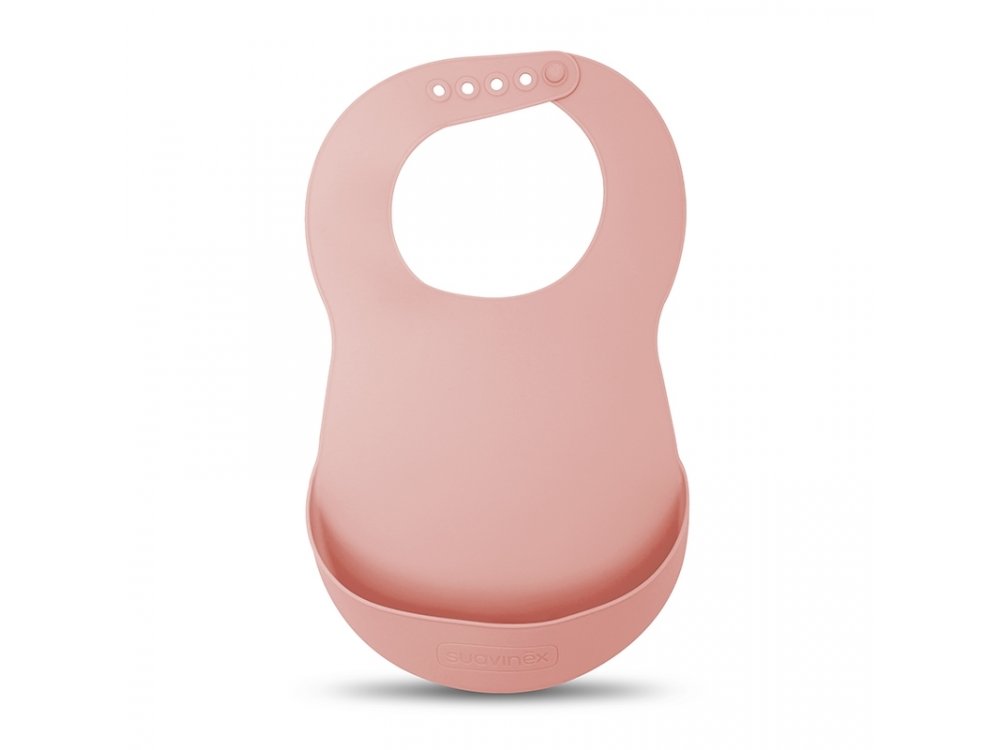 Suavinex Σαλιαρα Σιλικόνης, Pink Forest