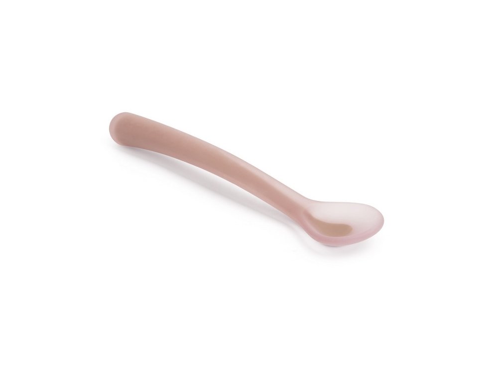 Suavinex Κουτάλι Σιλικόνης Hygge Pink 4m+