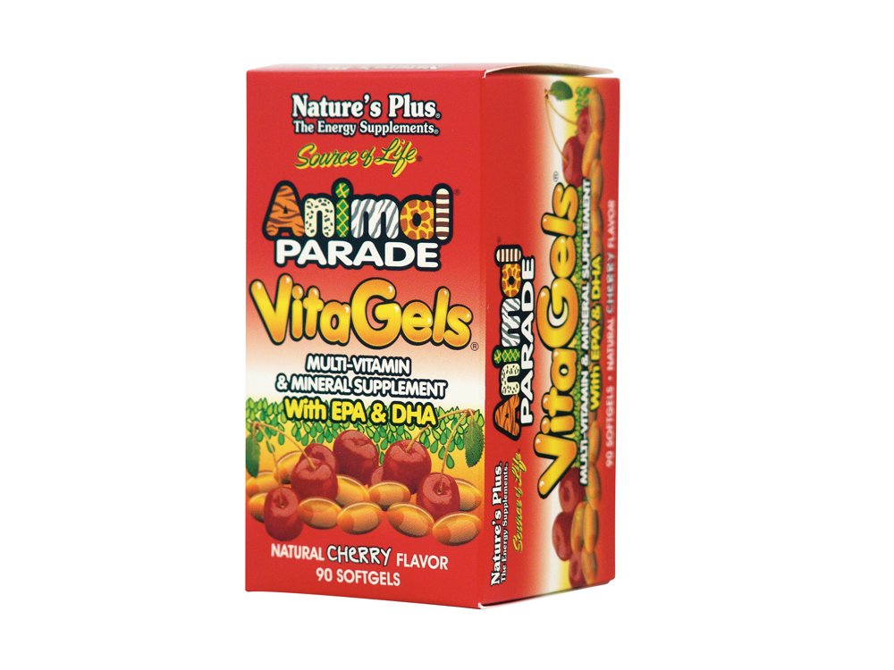 Nature's Plus Animal Parade VitaGels With DHA 90softgels