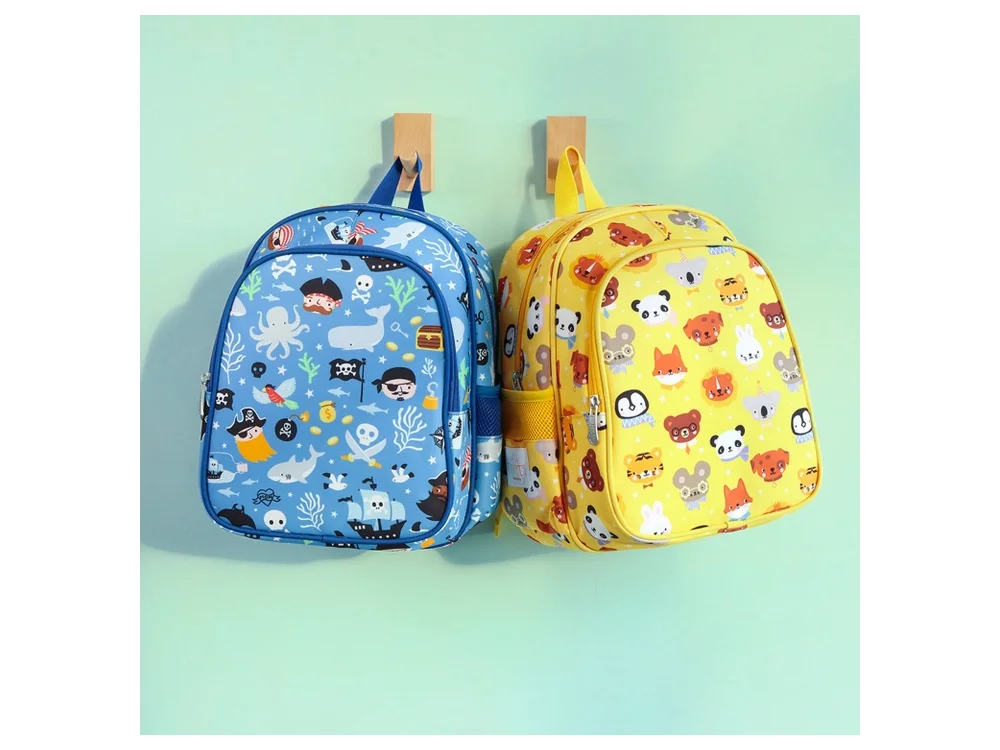 A Little Lovely Company Pirates, Σχολική Τσάντα Πλάτης Νηπιαγωγείου με Ισοθερμική Θήκη, 1τεμ