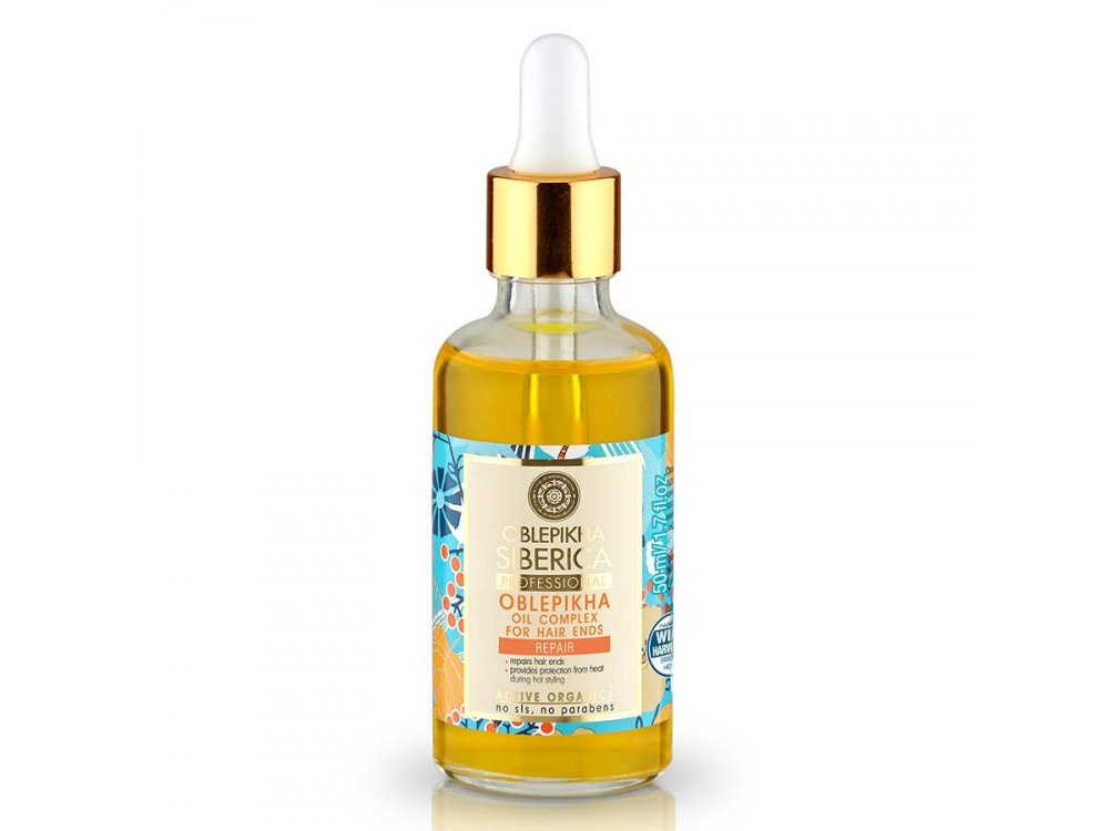 Natura Siberica Οblepikha Oil Complex for Hair Ends , Λαδάκι για τις άκρες των μαλλιών, 50ml