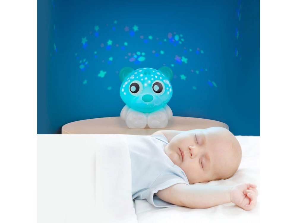 Playgro, Προβολέας-Φωτιστικό Δωματίου Goodnight Bear Night Light & Projector, 1τμχ