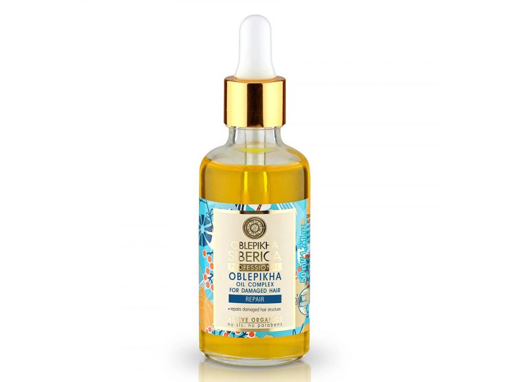 Natura Siberica Oblepikha Oil Complex For Damaged Hair, Λαδάκι για ταλαιπωρημένα μαλλιά, 50ml