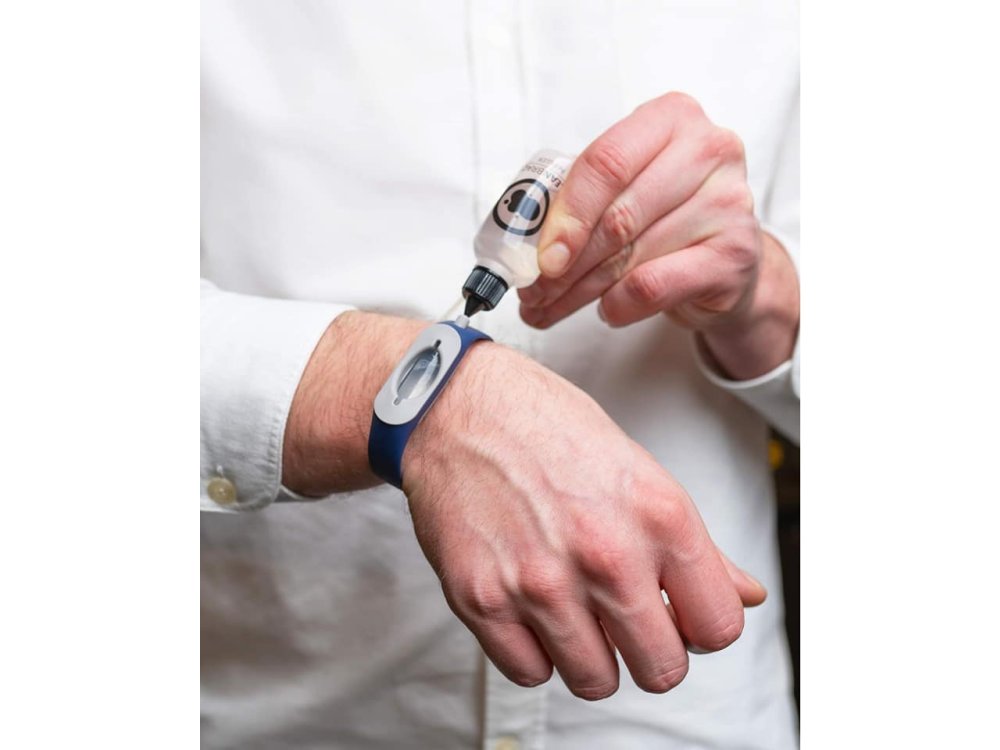 Cleanbrace Βραχιόλι απολύμανσης-καθαρισμού, Χρώμα Γκρι, 1τμχ