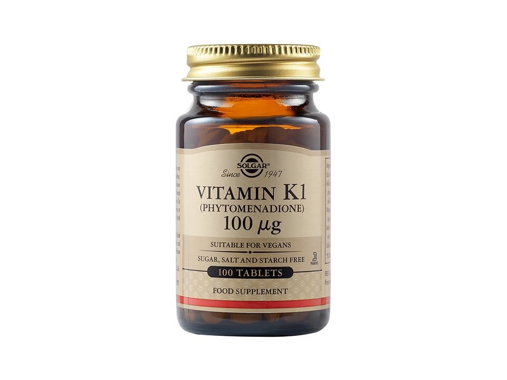 Solgar Vitamin K1 100μg, 100tabs