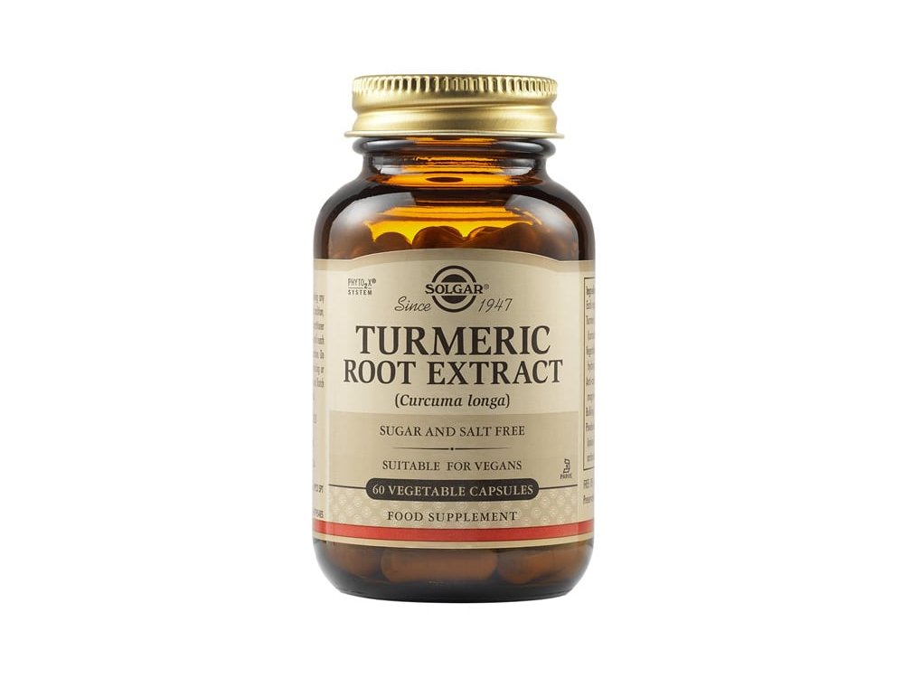 Solgar Turmeric Root Extract, 60veg.caps