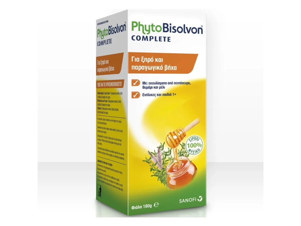 Phytobisolvon Complete Syrop 180mg, 133ml