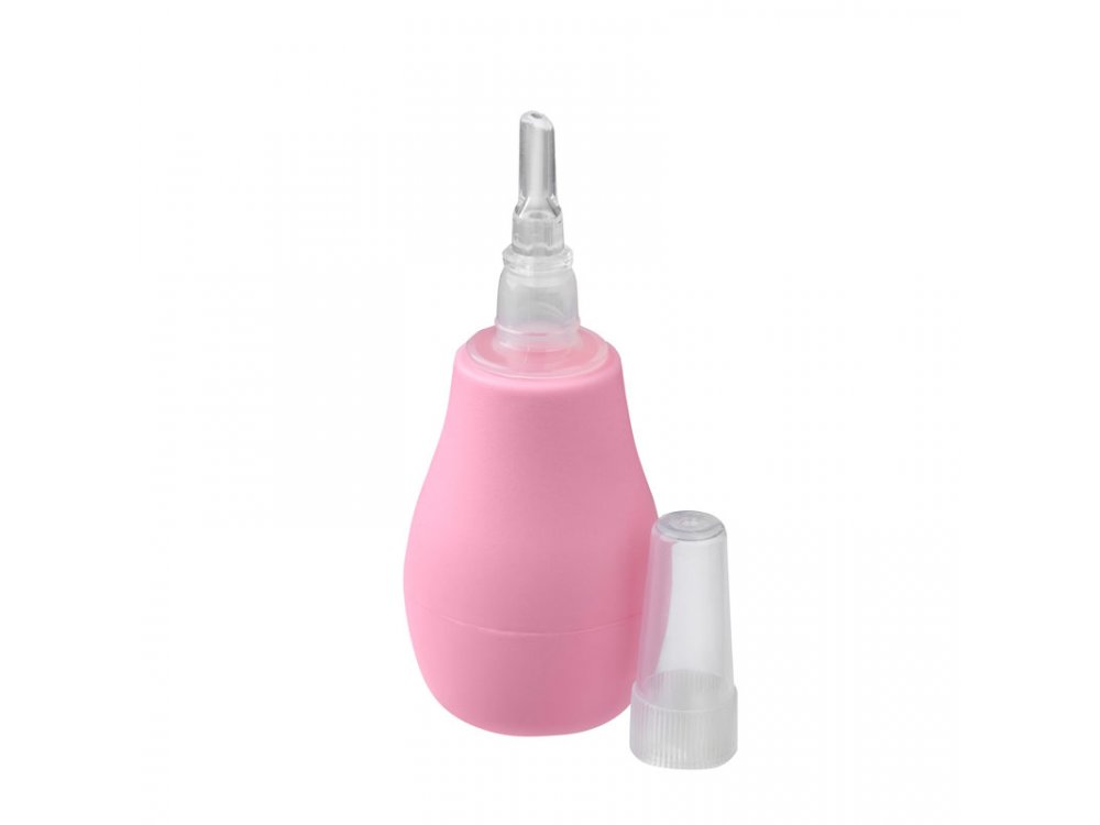 BabyOno Nasal Aspirator Pink, Αποφρακτήρας Μύτης