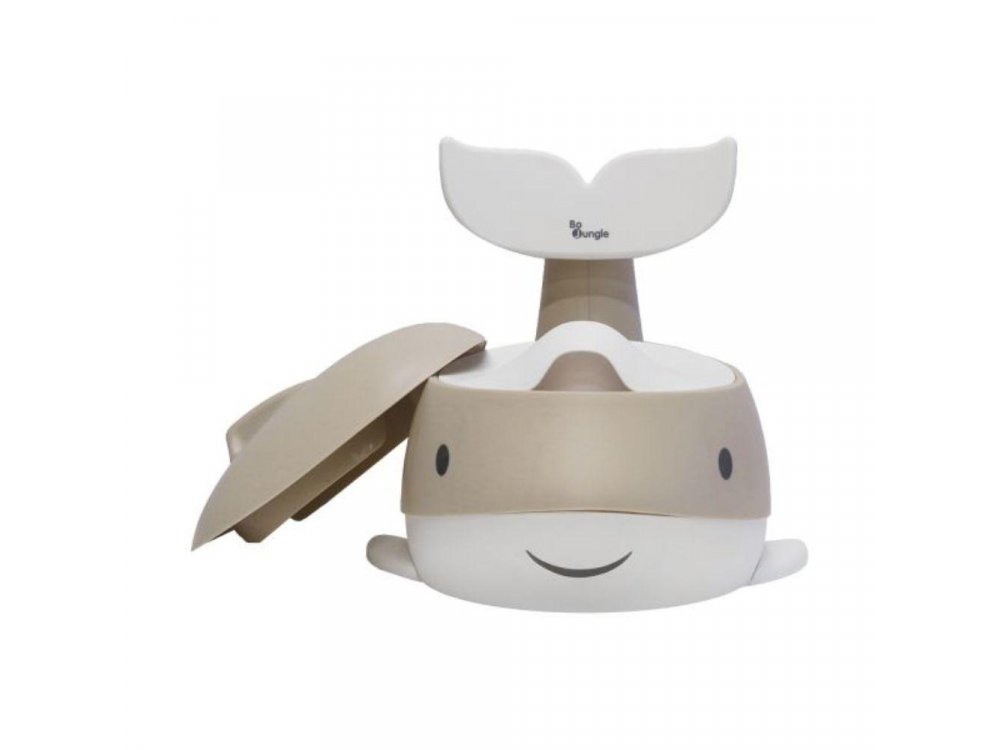 Bo Jungle: Εκπαιδευτικό γιογιό με καπάκι δελφίνι & κάθισμα- 2 σε 1-Nougat, 1τμχ