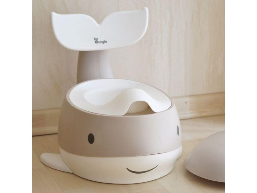 Bo Jungle: Εκπαιδευτικό γιογιό με καπάκι δελφίνι & κάθισμα- 2 σε 1-Nougat, 1τμχ