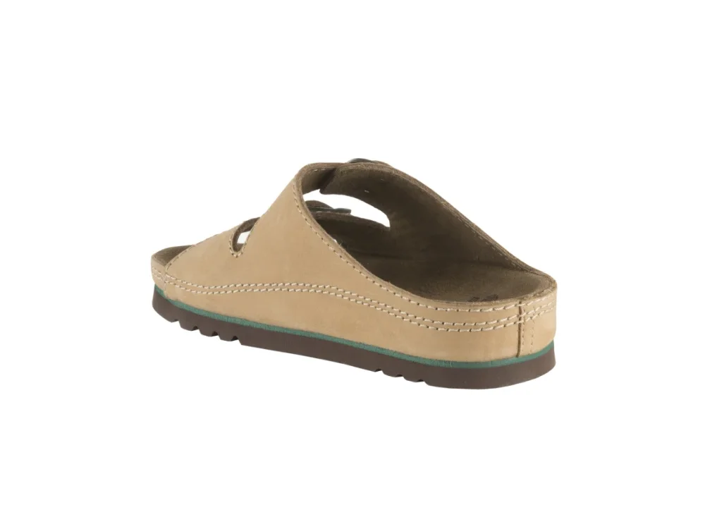 Scholl Airbag Δερμάτινα Ανδρικά Σανδάλια, Χρώμα  Καφέ, Νο45