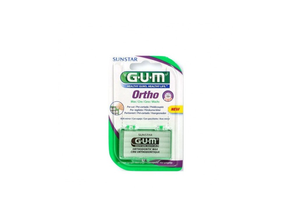 Gum Orthodontic Wax Unflavored (723), Ορθοδοντικό Κερί Χωρίς Γεύση, 1τμχ
