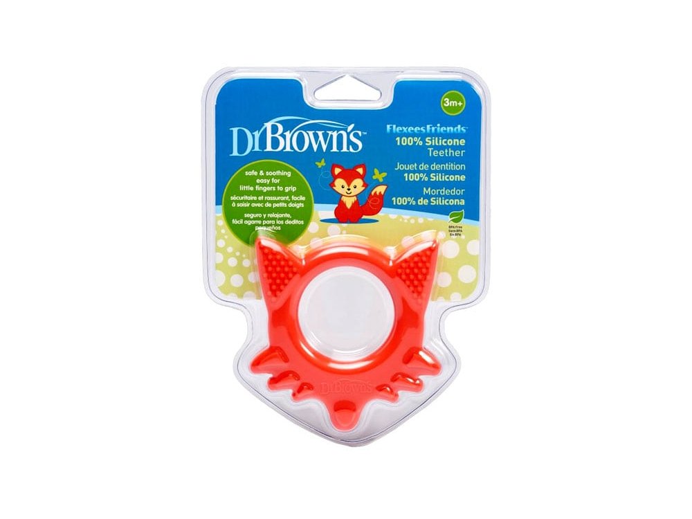 Dr. Brown's Κρίκος Οδοντοφυΐας Αλεπού, 3m+, 17/TE003, 1τμχ