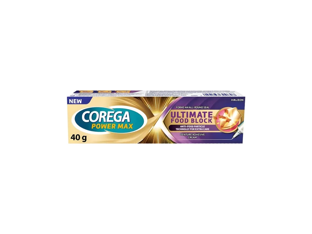 Corega Food Block Στερεωτική Κρέμα Οδοντοστοιχίας 40g
