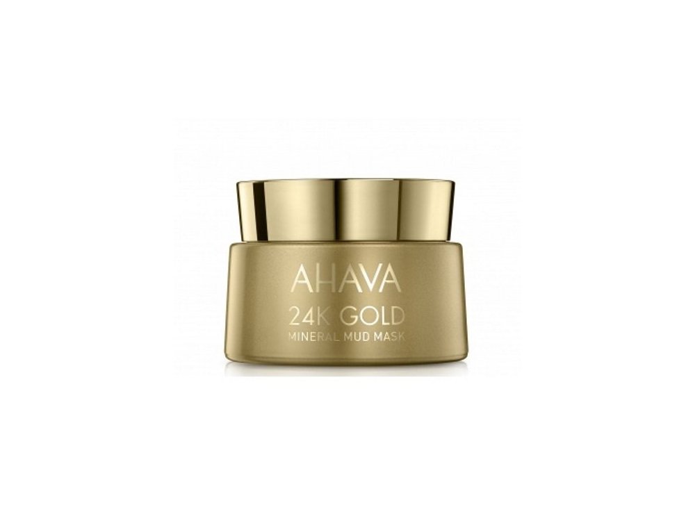 Ahava Mineral Mud Mask 24K Gold, Μάσκα Προσώπου Με Καθαρό Χρυσό Για Σύσφιξη, 50ml