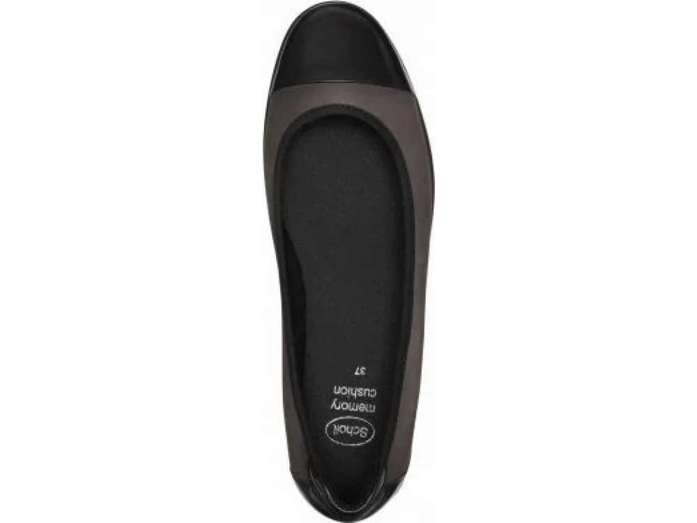 Scholl Akita Grey, Δερμάτινες Γυναικείες Μπαλαρίνες, Νο38