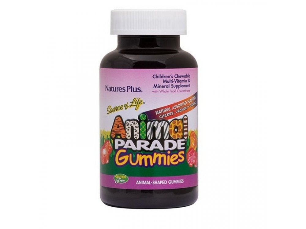 Nature's Plus Animal Parade Gummies Assorted 75gummies