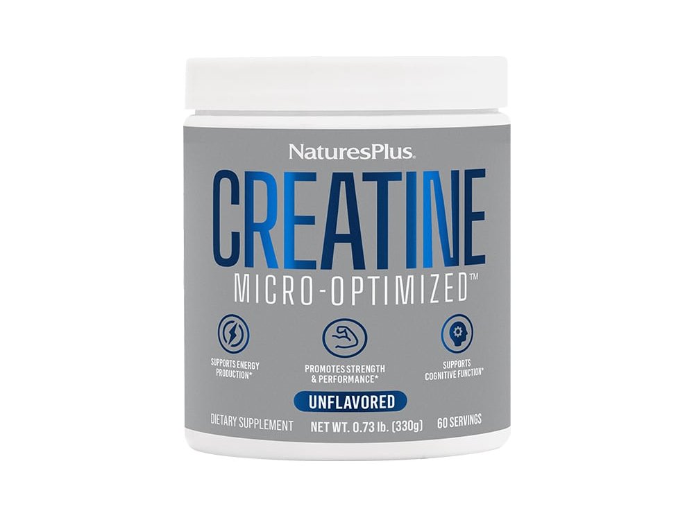 Nature's Plus Creatine Monohydrate Powder Μονοϋδρική Κρεατίνη Χωρίς Γεύση, 330gr