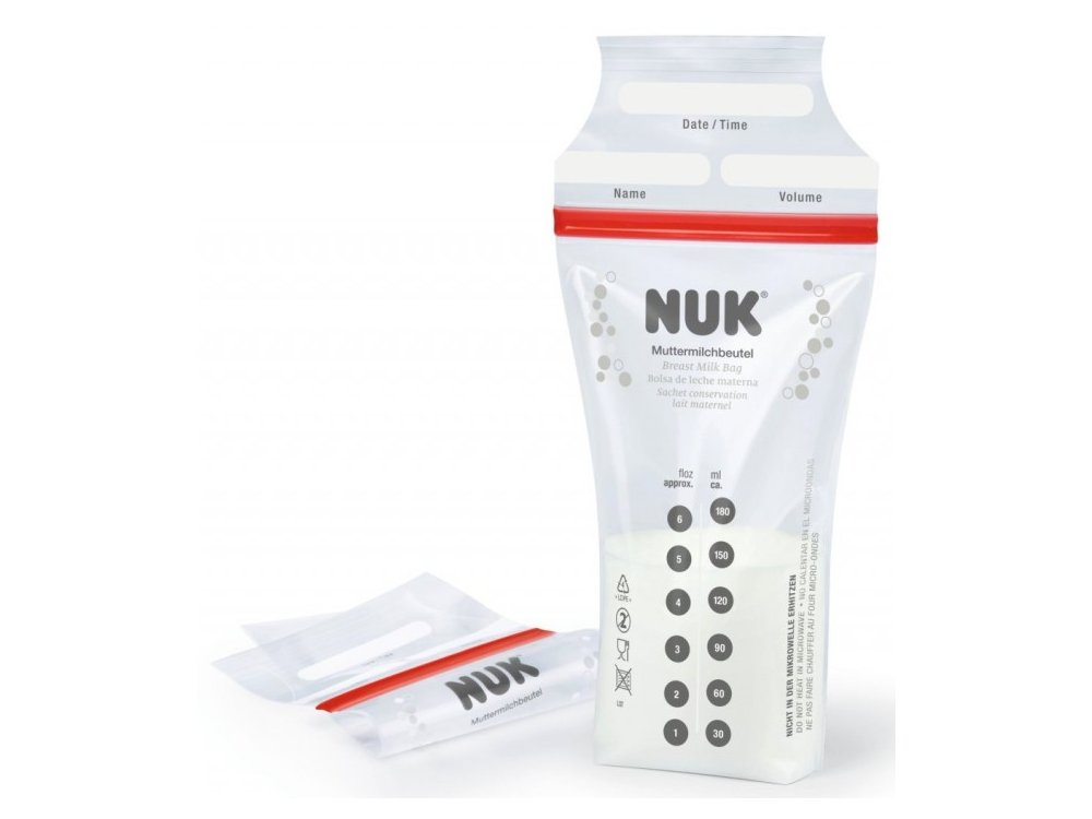 Nuk Σακουλάκια Αποθήκευσης Μητρικού Γάλακτος, 25τμχ